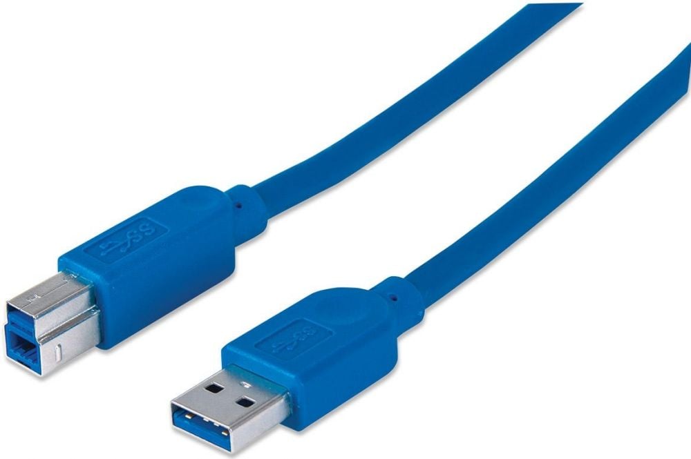 Manhattan USB3.0 aansluitkabel A stekker / B stekker 2m
