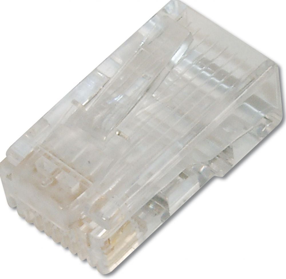 DIGITUS CAT 6A Modularstecker für Rundkabel ungeschirmt 100S