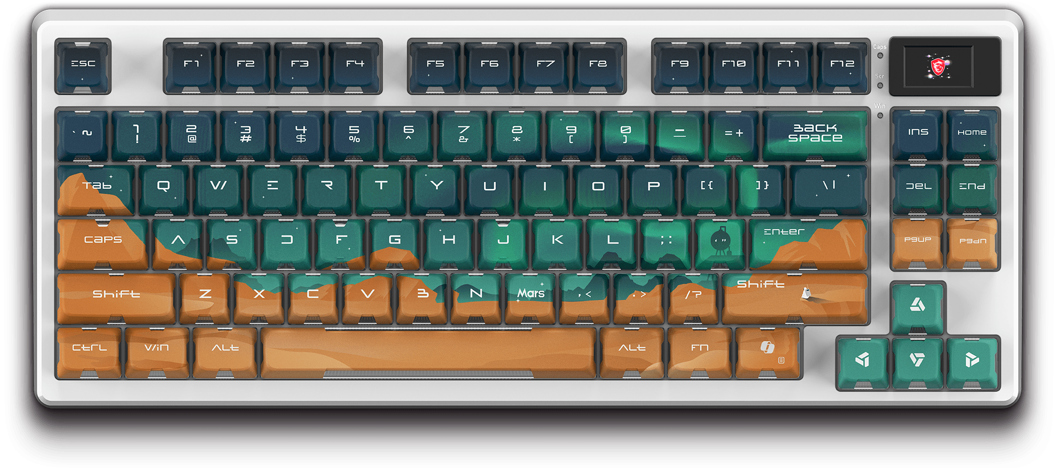 MSI FORGE GK600 TKL Wireless Mars - Mechanisch gaming toetsenbord