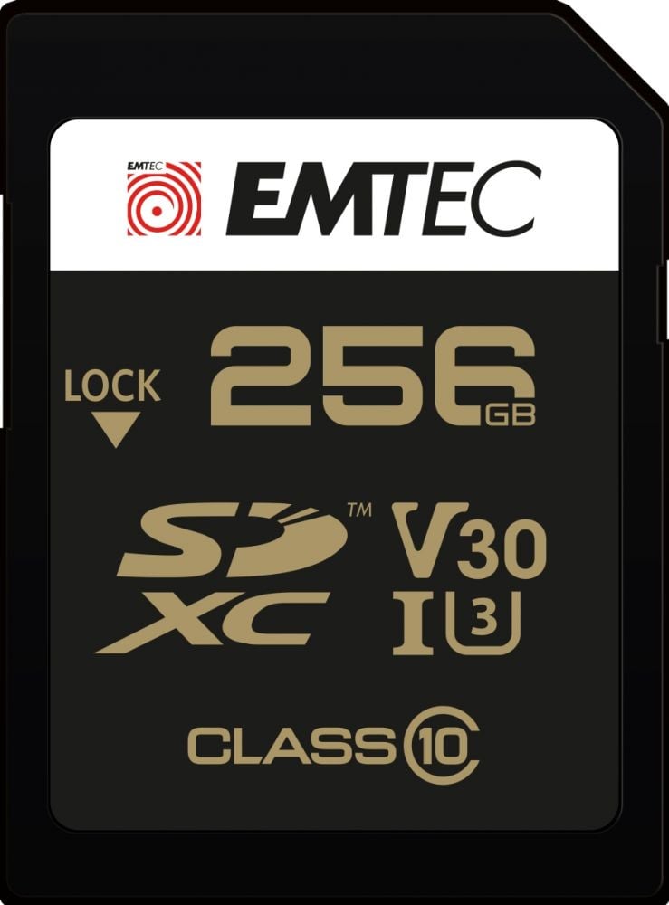 Emtec SD 256GB UHS-I U3 V30 SpeedIN Pro