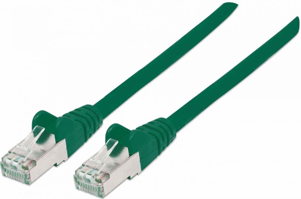 Intellinet Patchkabel Cat6a-stekker/Cat7-Rohkabel 2m groen