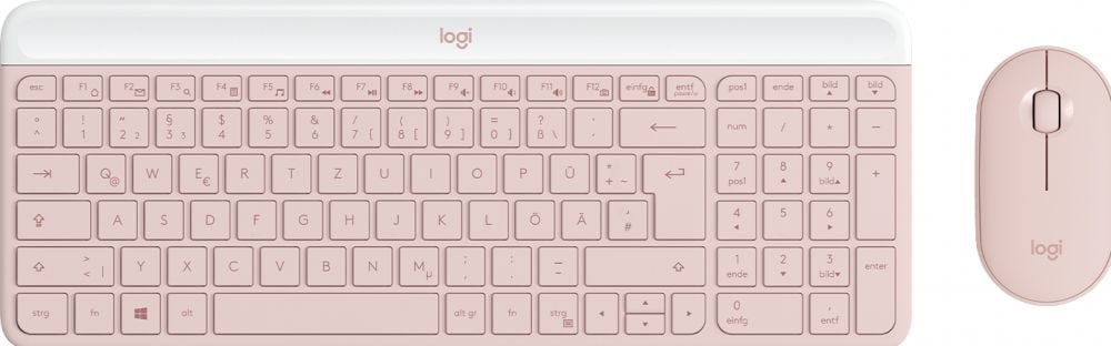Logitech Slim Wireless Combo MK470 - Toetsenbord en muis set