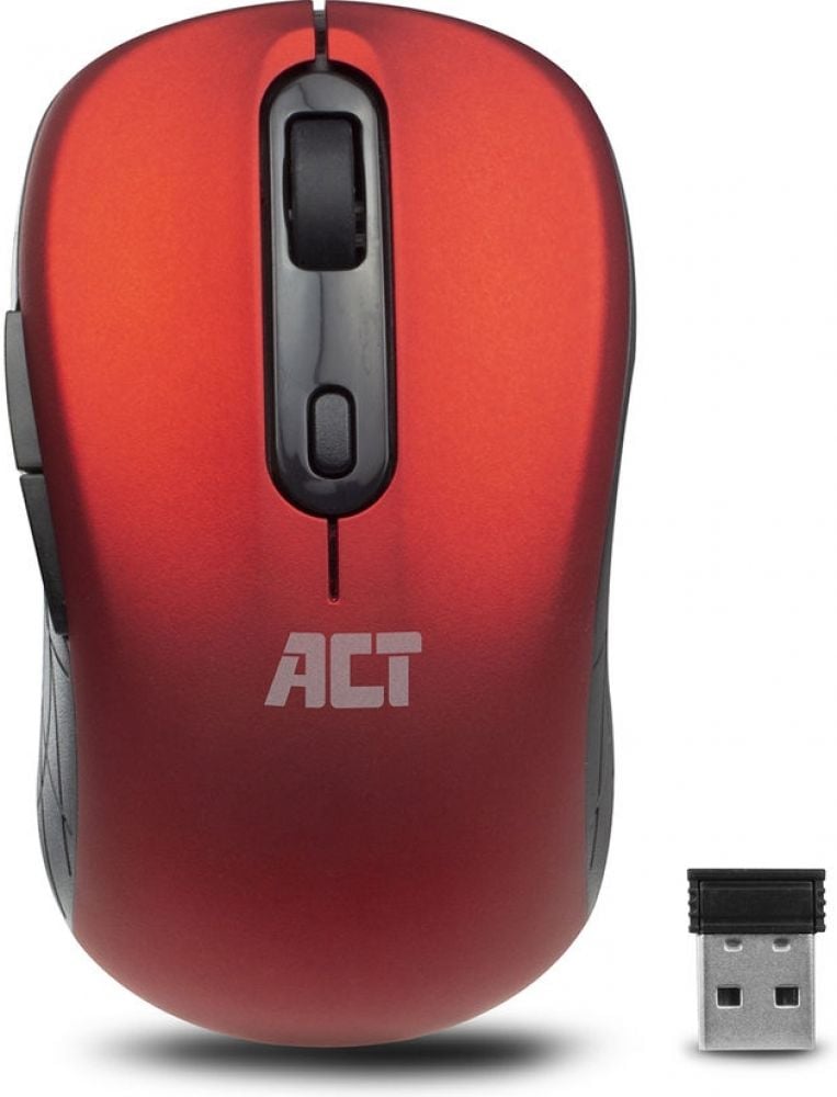 Wireless mouse red 1000/1200/1600dpi