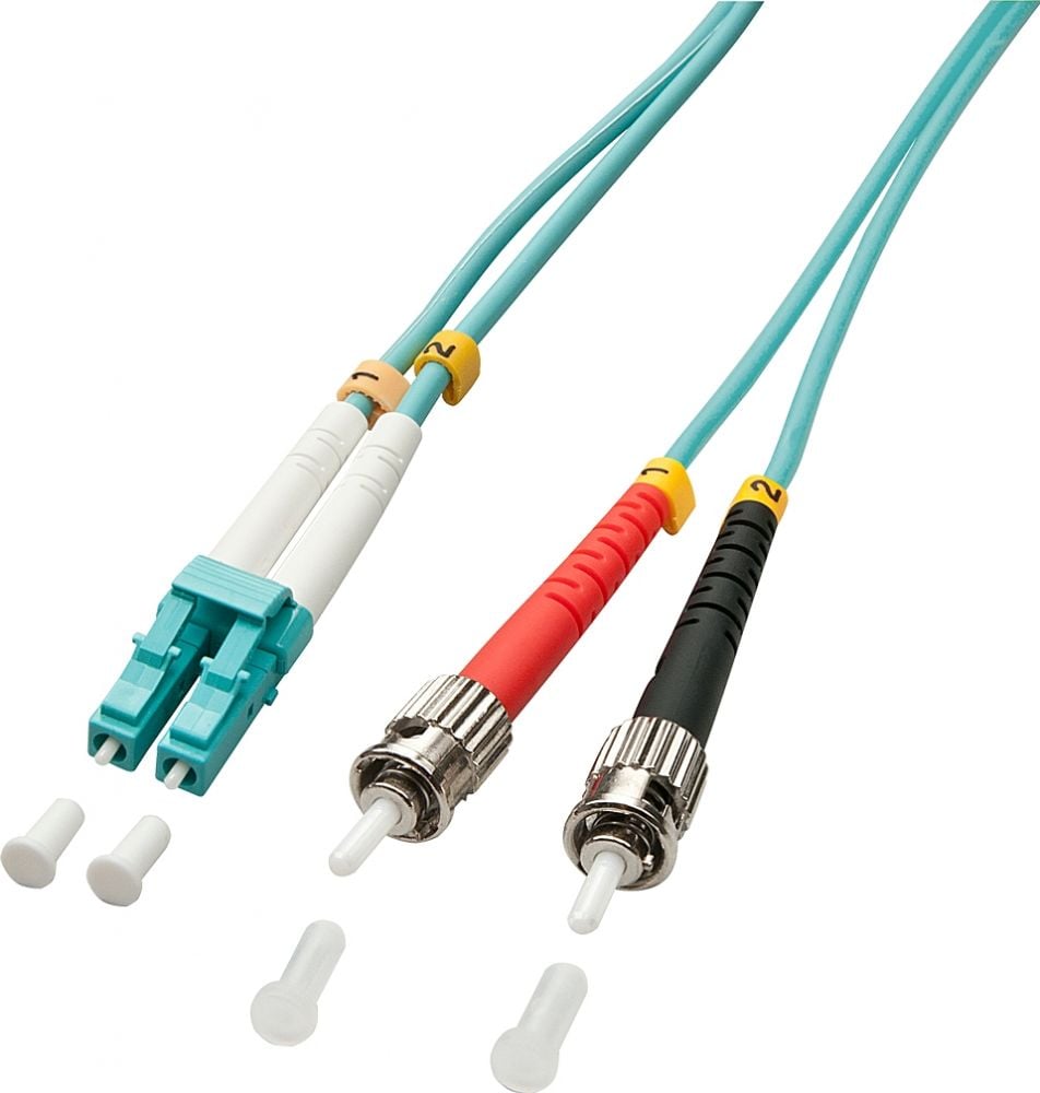 Lindy LWL-Duplexkabel LC/ST OM3 1m 50/125Ã¦m Multimode