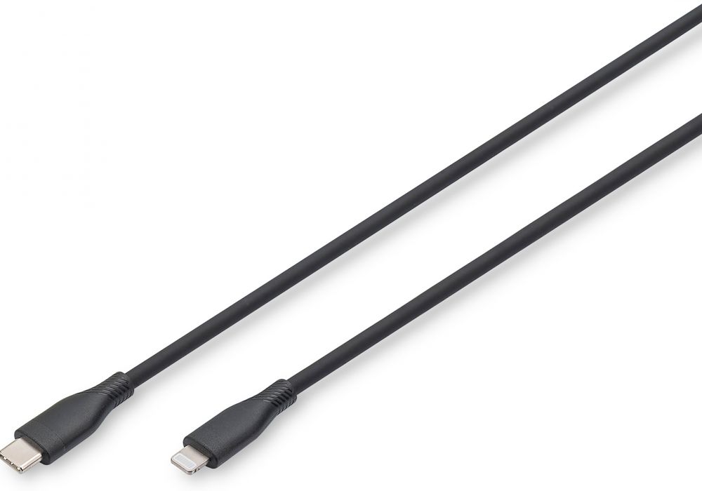 DIGITUS USB 2.0 aansluitkabel Type C-Lightning Silicon 0,5mS