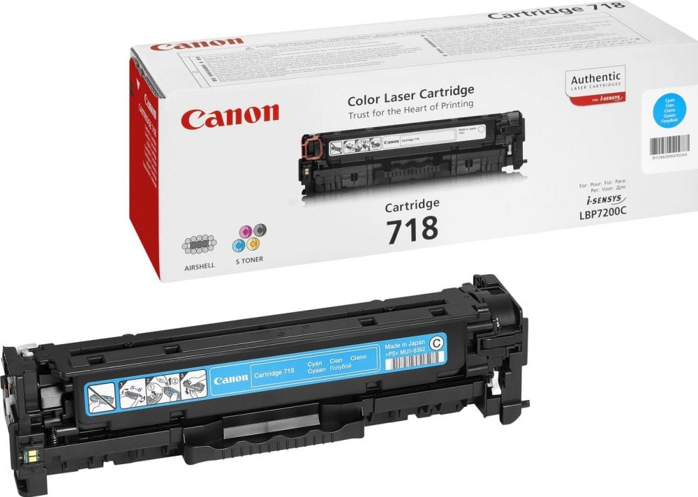 Canon 718 Cyan - Tonercartridge