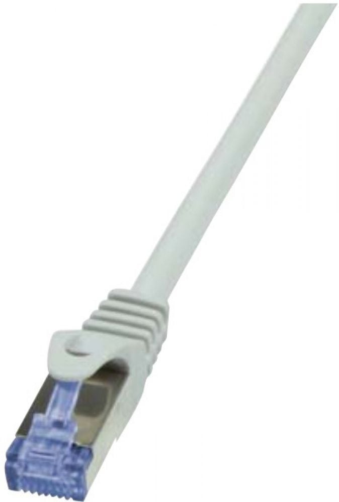 LogiLink CAT6A S/FTP Patchkabel AWG26 PIMF grijs 3,00m