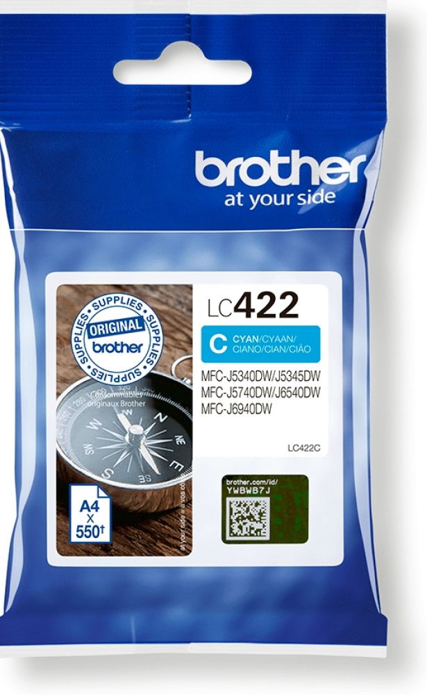 Brother LC422C - Cyaan