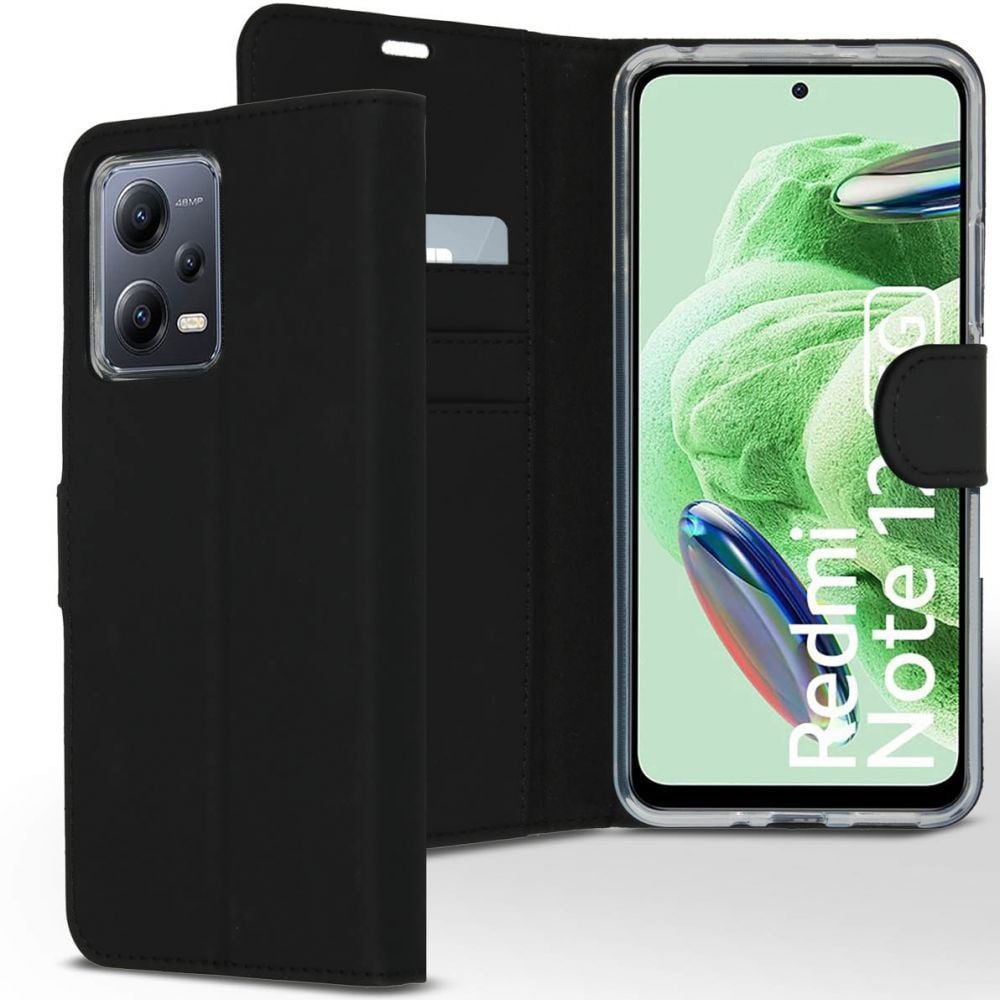Accezz Wallet Softcase Bookcase Xiaomi Redmi Note 12 / Xiaomi Poco X5 5G - Zwart