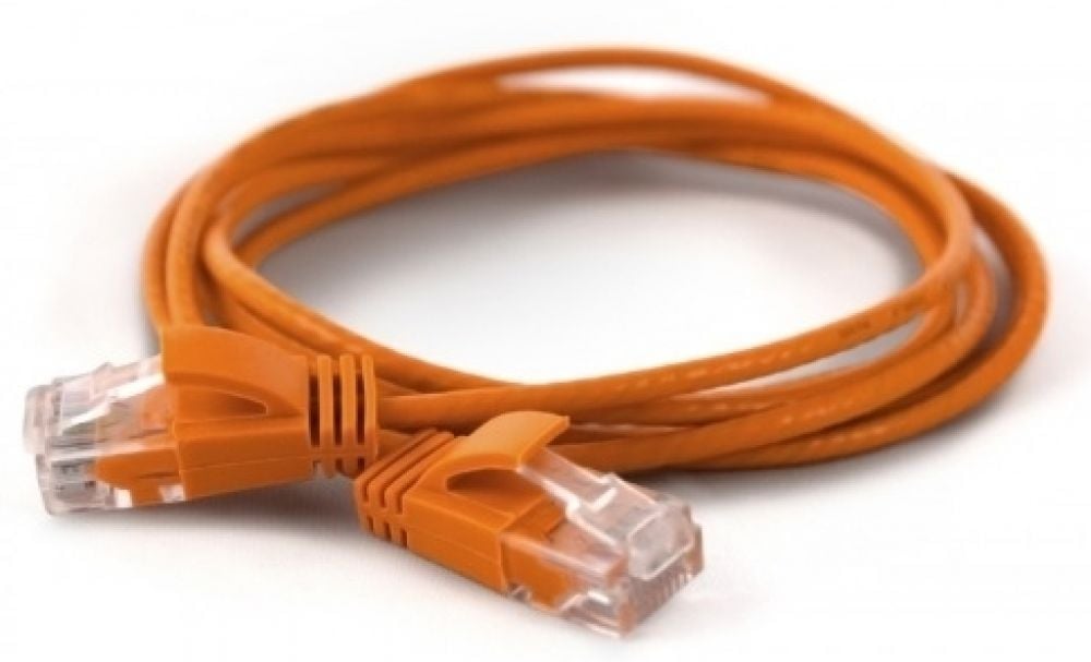 Wantec Patchkabel UTP CAT6a d=2,8mm 2,0m oranje