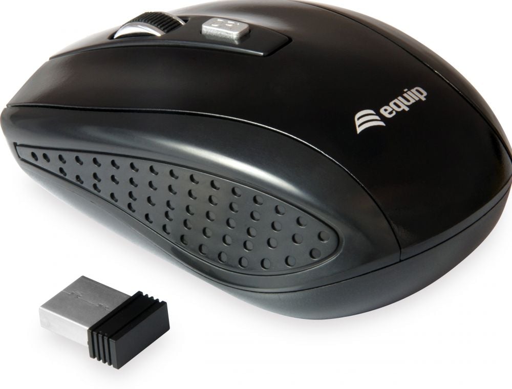 Equip Optische Reisemaus, Kabellos, zwart / 245104