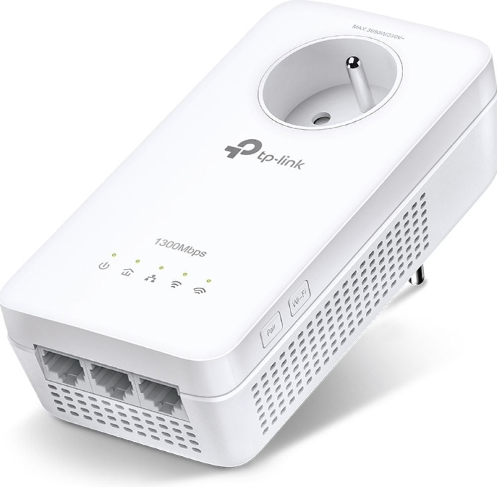 AV1300 Powerline Wi-Fi Single pack withAC PassThrough (BE version)