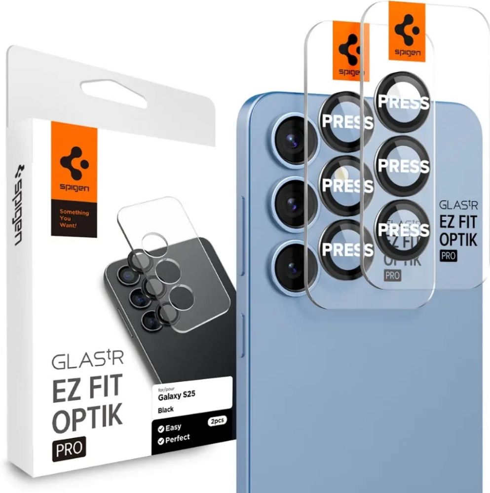 Spigen Gal S25 GlastREZFit OptPro HD Bl