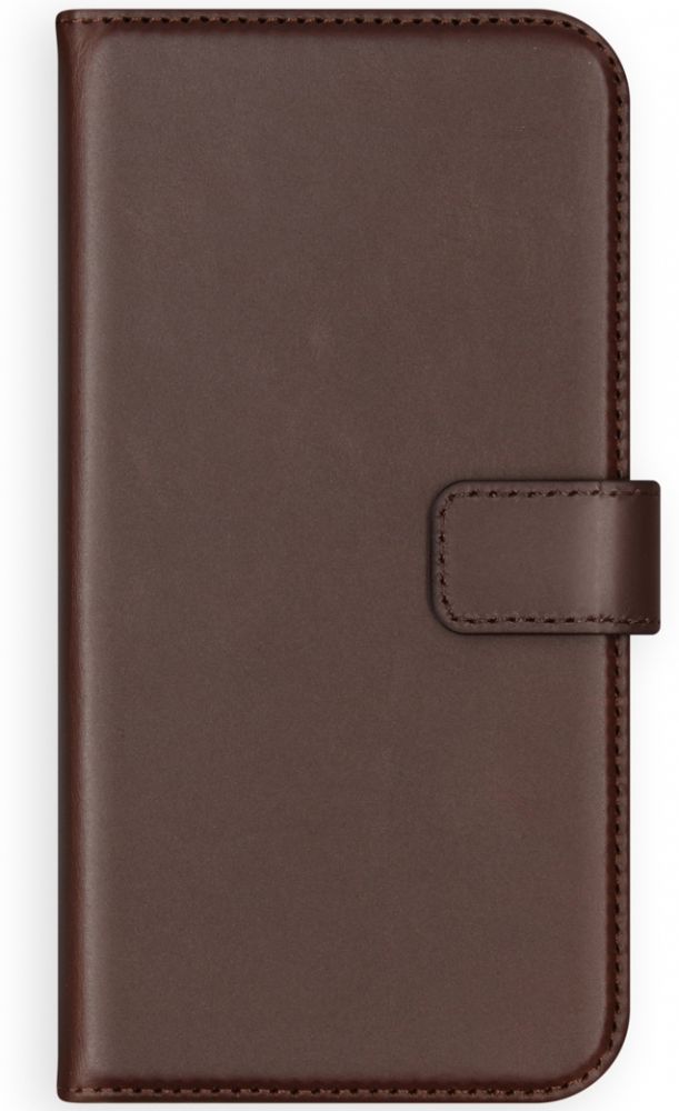 Selencia Echt Lederen Bookcase Samsung Galaxy S20 - Bruin