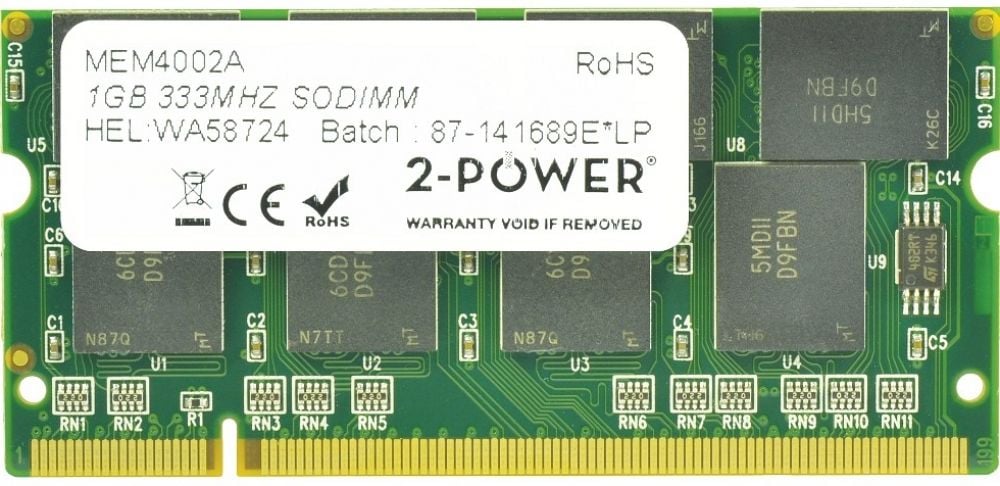 1GB PC2700 333MHz SODIMM