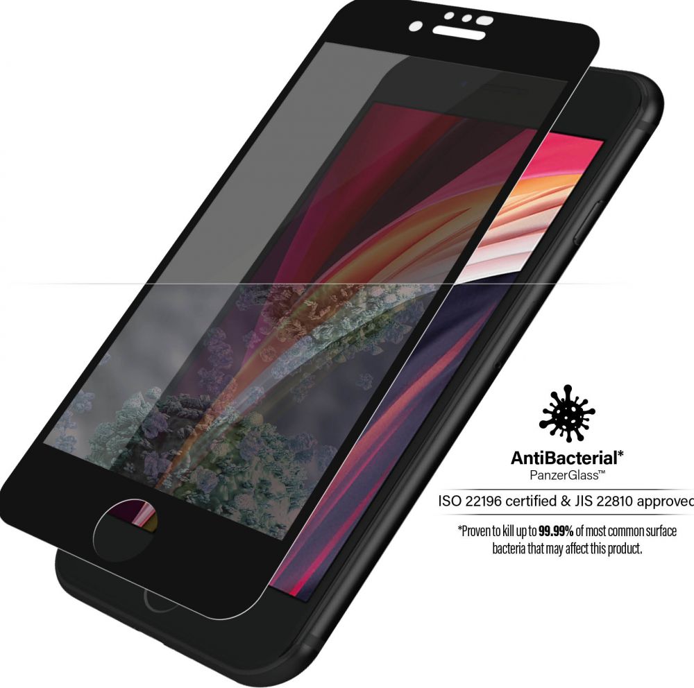 PanzerGlass Black & Case Friendly Privacy - Schermbeschermer voor mobiele telefoon