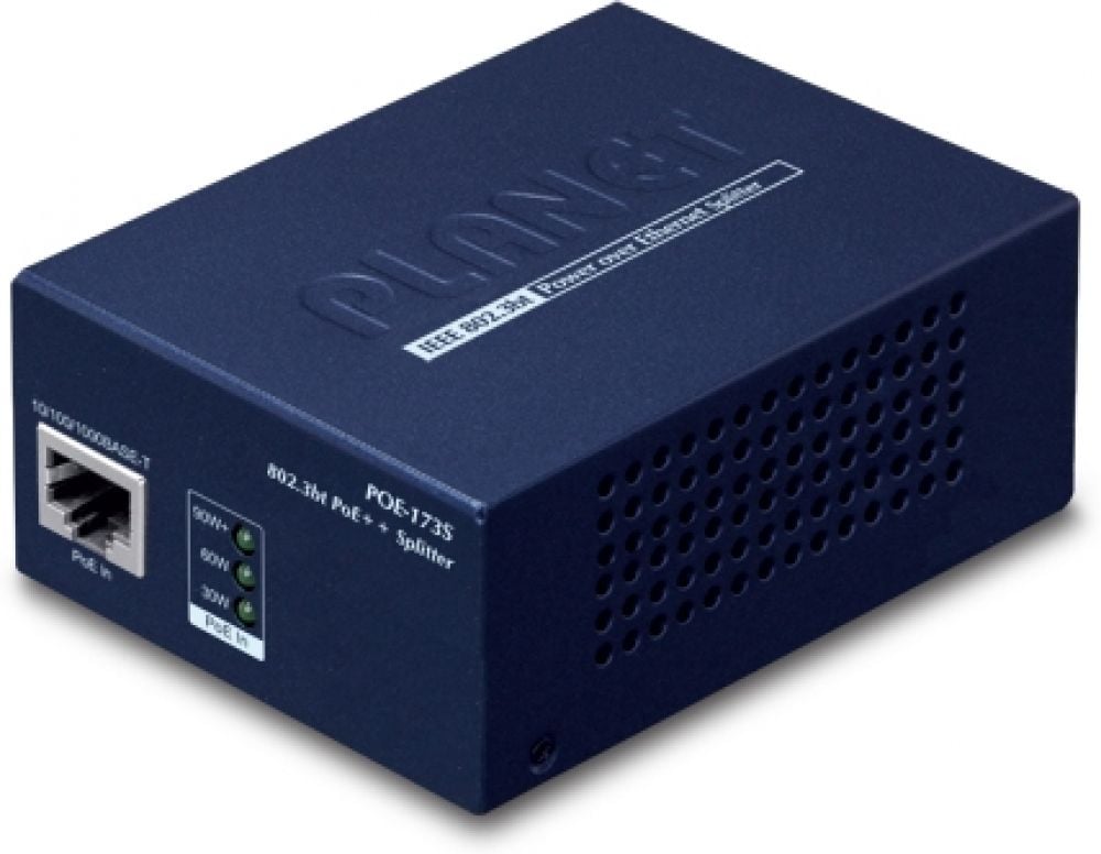 PLANET 1-Port GE 802.3bt PoE++ Splitter