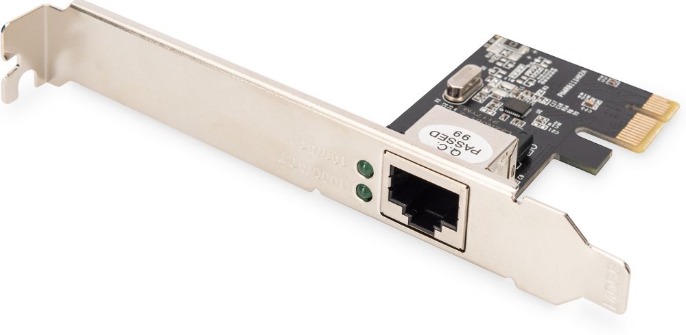 Adap Digitus Gbt Ethernet PCI Express Card 32-bit, low profile bracket