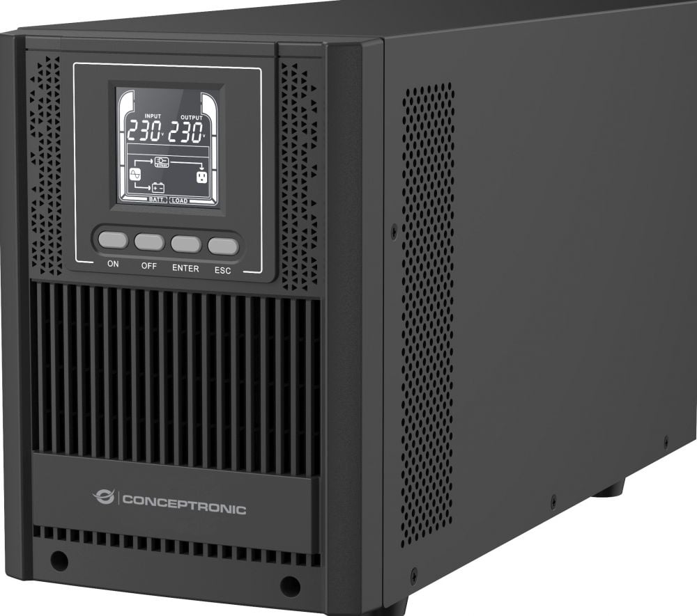 CONCEPTRONIC ZEUS USV 2000VA 1800W Online UPS,IEC EPO Port