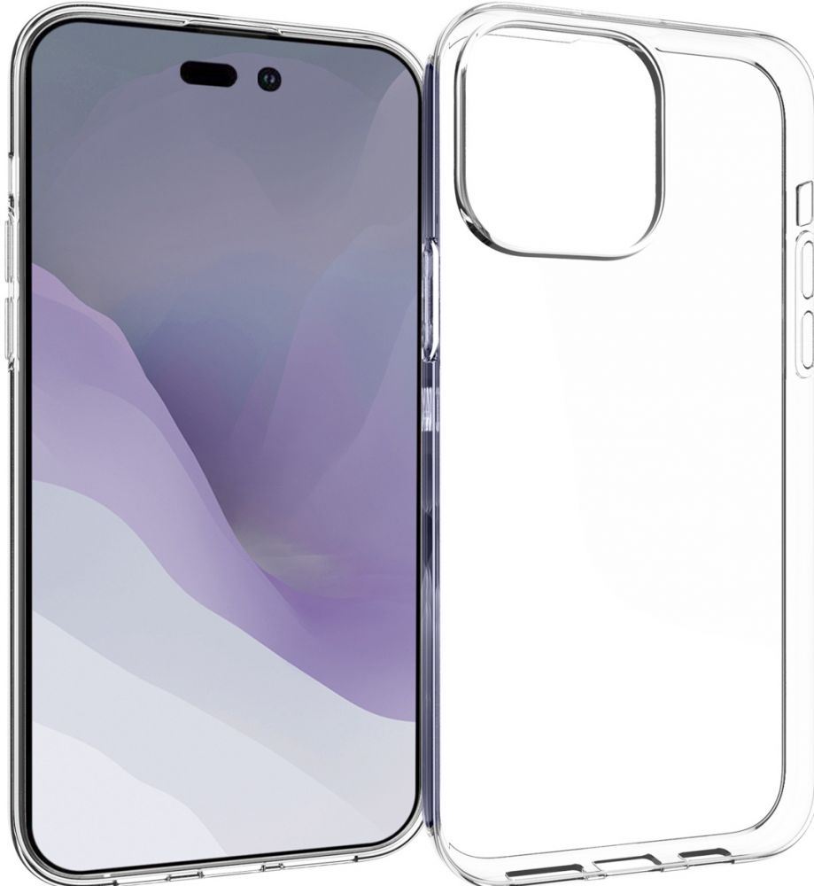 Accezz Clear Backcover iPhone 14 Pro Max - Transparant