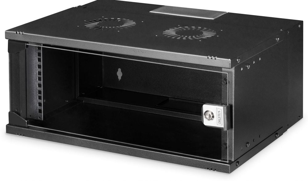 Rack Digitus Wall Mounting SOHO Pro Black 4HE, 240x540x400