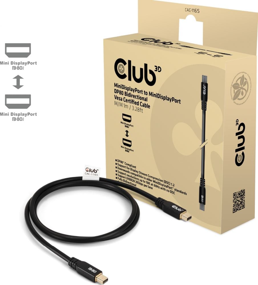 Club 3D - DisplayPort kabel