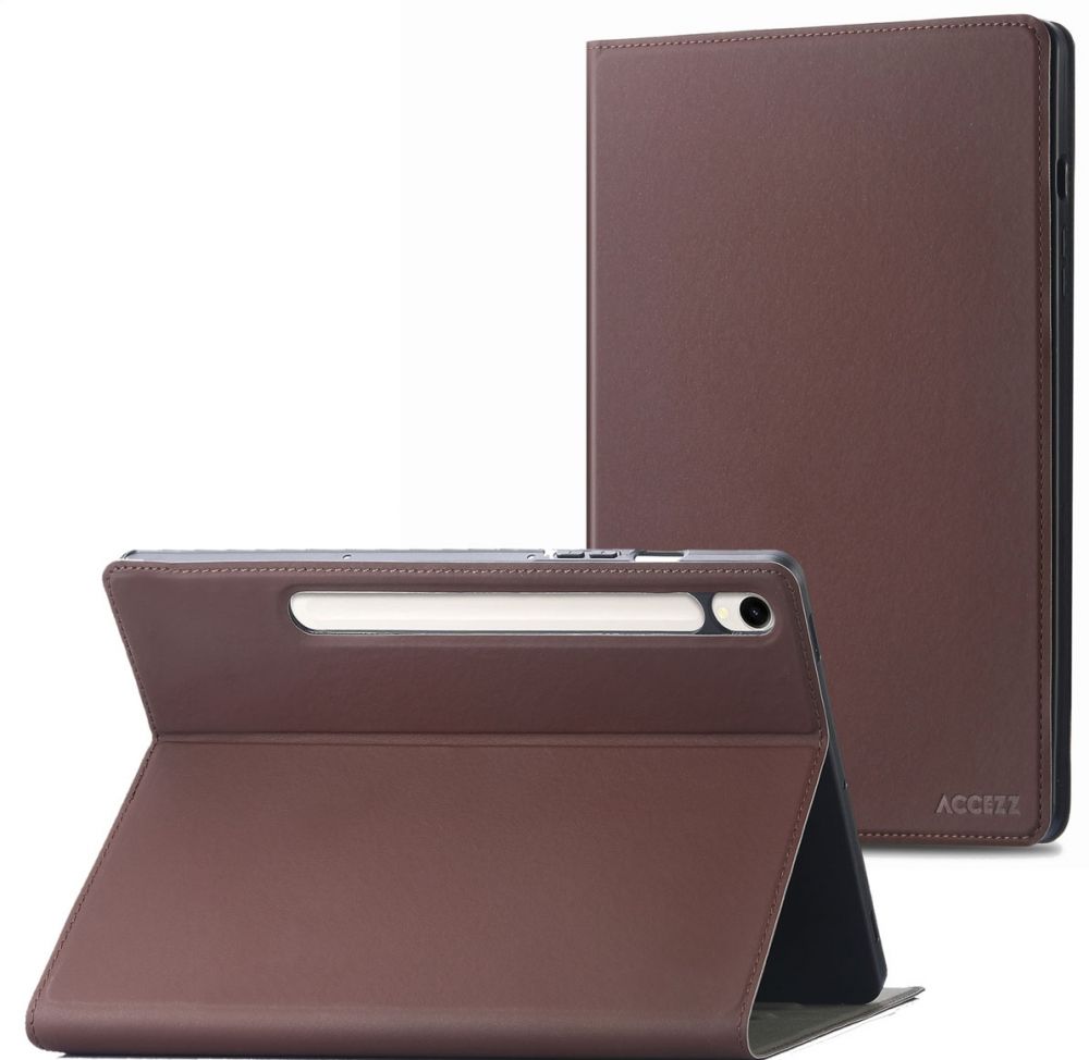 Accezz Classic Tablet Case Samsung Galaxy Tab S9 11.0 inch / S9 FE 10.9 inch - Bruin