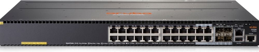 HPE Aruba 2930M 24G POE+ 1-Slot - Switch