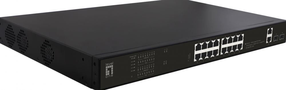 LevelOne Switch 20x GE GEP-2021 270W 16xPo