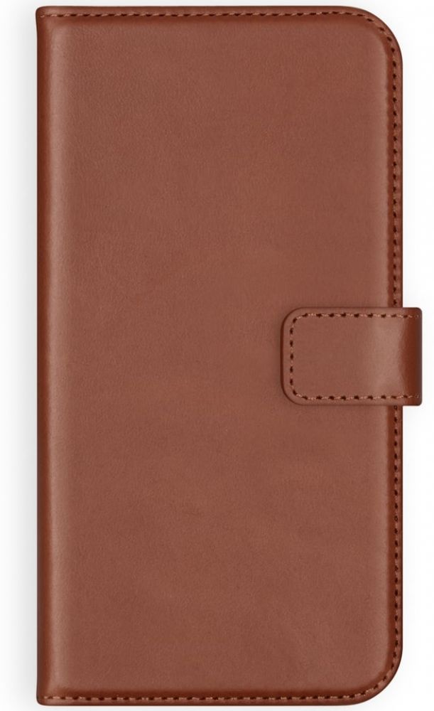 Selencia Echt Lederen Bookcase iPhone 11 Pro - Lichtbruin