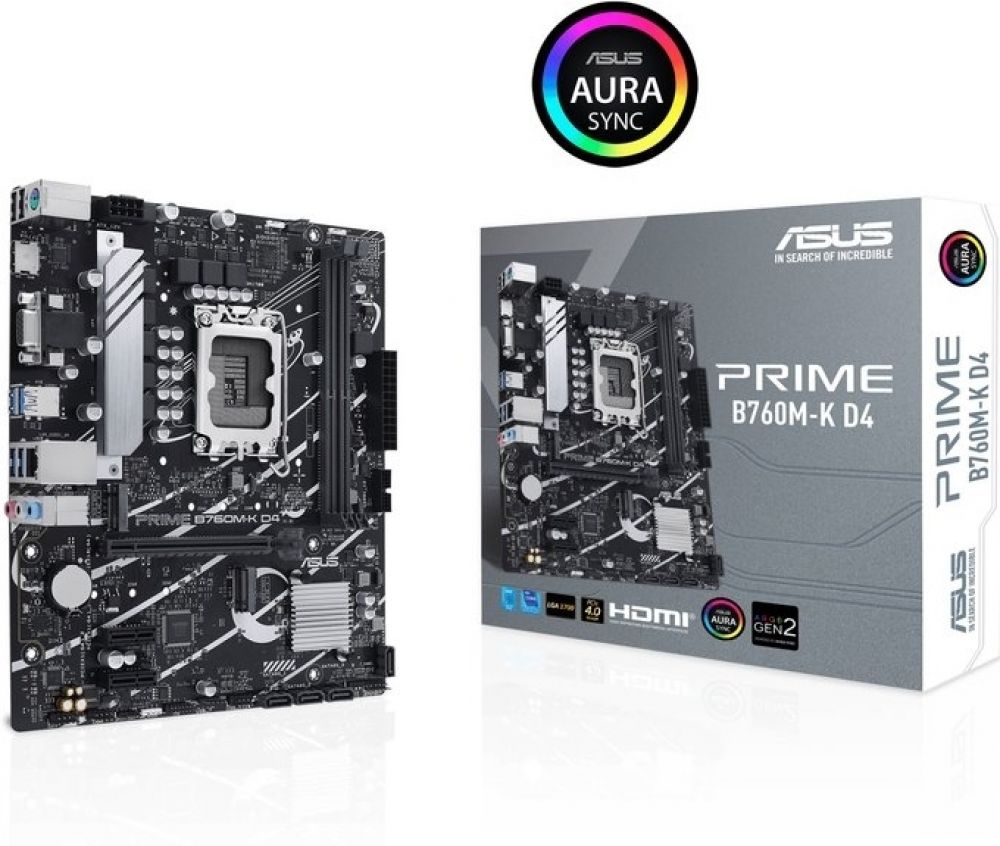 ASUS PRIME B760M-K D4 - Moederbord