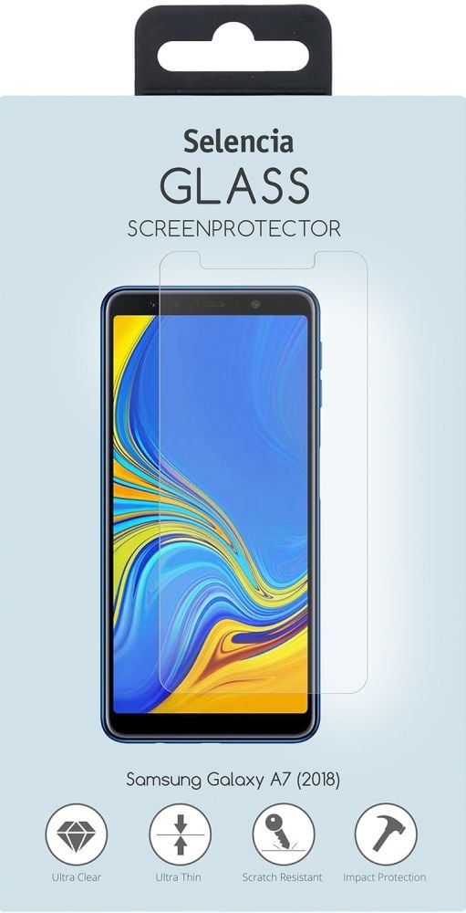 Selencia Gehard Glas Screenprotector Samsung Galaxy A7 (2018)