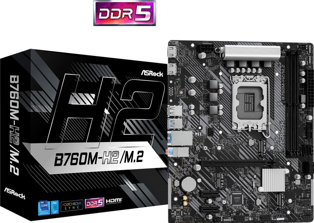 ASROCK B670M-H2/M.2 - Moederbord
