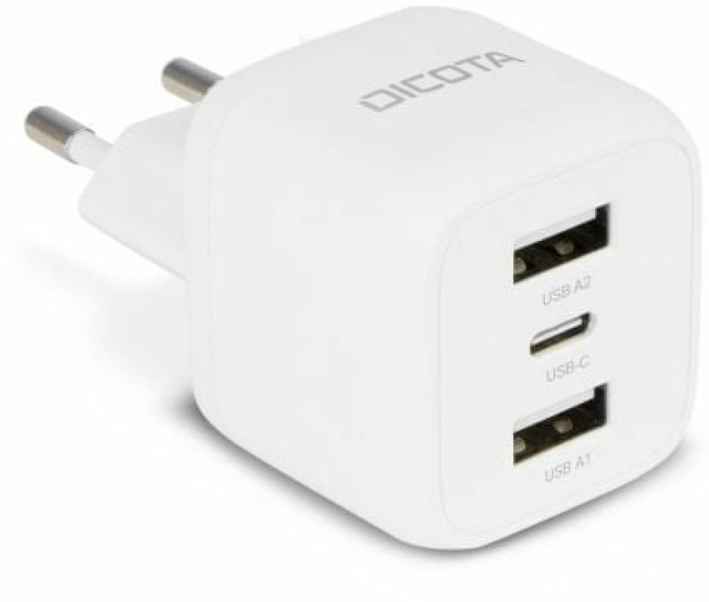 Dicota 3-Port GaN Wall Charger (32W) EU black