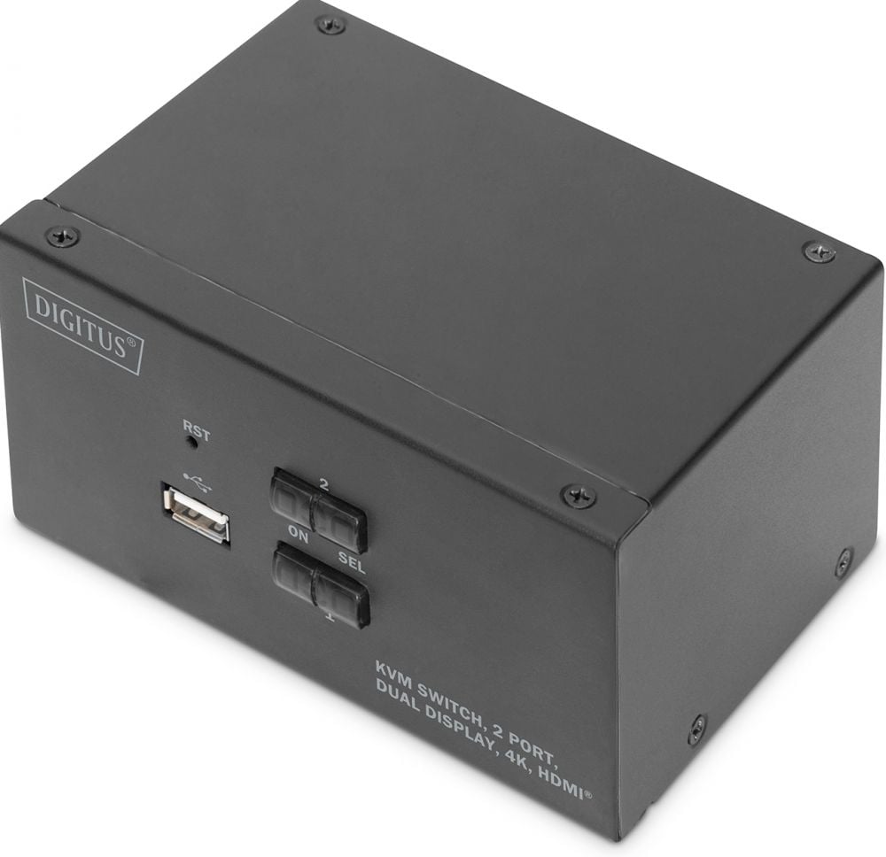 DIGITUS DS-12860 - KVM  audio  USB switch