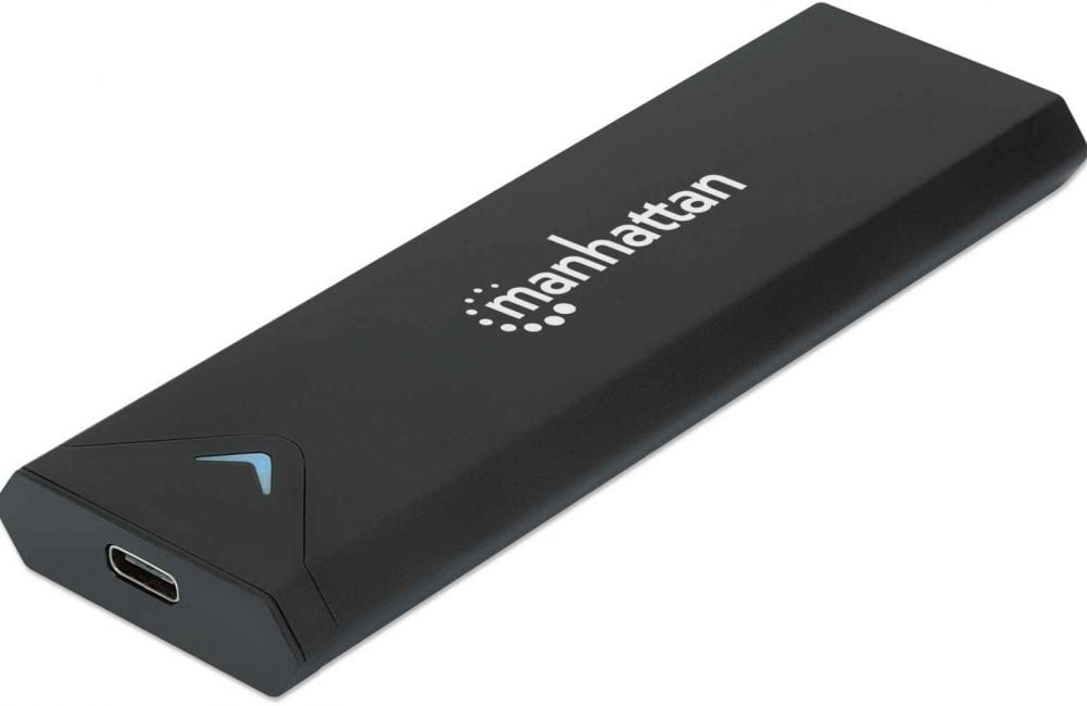 Manhattan M.2 NVMe SSD-HDDgehäuse USB 3.2 Gen2 USB-C