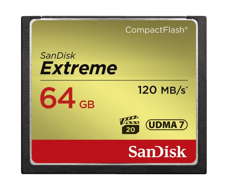 SanDisk Extreme CF Card 64GB - Flashgeheugenkaart