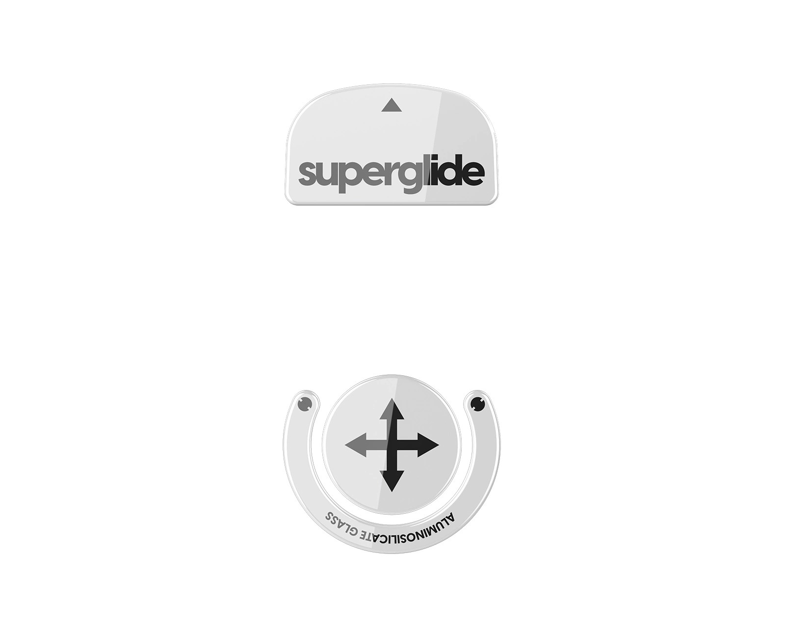 PULSAR Superglide Glass Skates for Logitech G Pro X Superlight White - Muisvoeten
