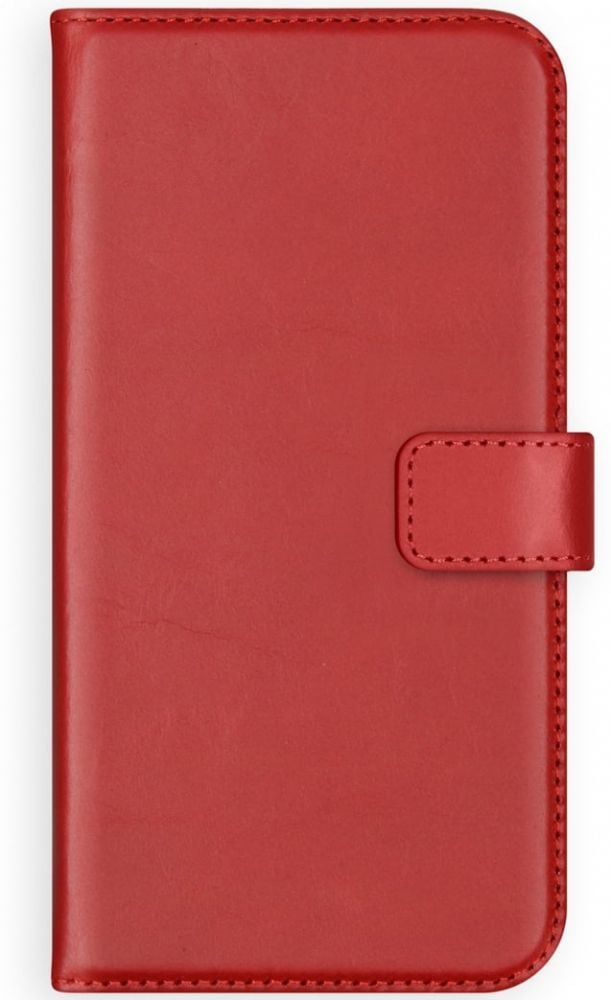 Selencia Echt Lederen Bookcase Samsung Galaxy A50 / A30s - Rood
