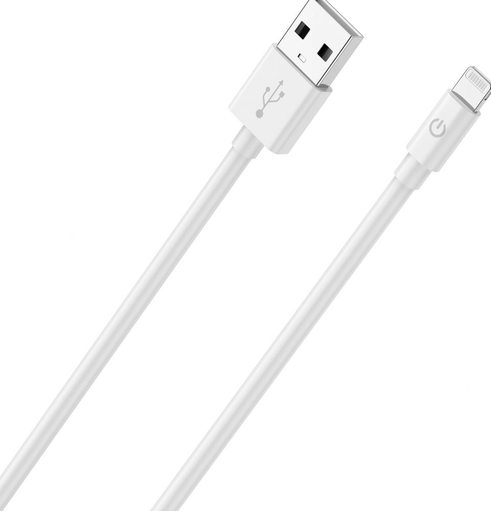 REALPOWER RealPower Lade/gegevenskabel lightning 2m weiß MFI-certified