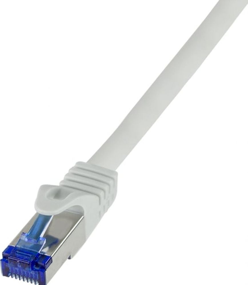 Logilink Patchkabel Ultraflex, Cat.6A, S/FTP, grau, 50 m