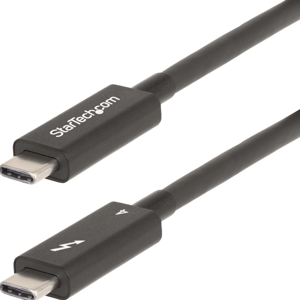 StarTech.com 6ft (2m) Active Thunderbolt 4 Cable, 40Gbps, 100W PD, 4K8K, Intel Certified, Compatible wThunderbolt 3USB 3.2DisplayPort