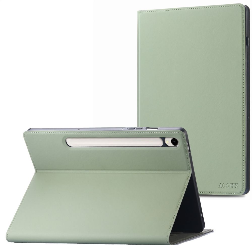 Accezz Classic Tablet Case Samsung Galaxy Tab S9 11.0 inch / S9 FE 10.9 inch - Groen