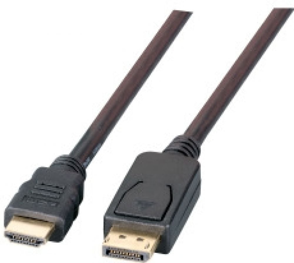 EFB DisplayPort/HDMI Kabel FullHD A-A ST-ST, 3m, zwart
