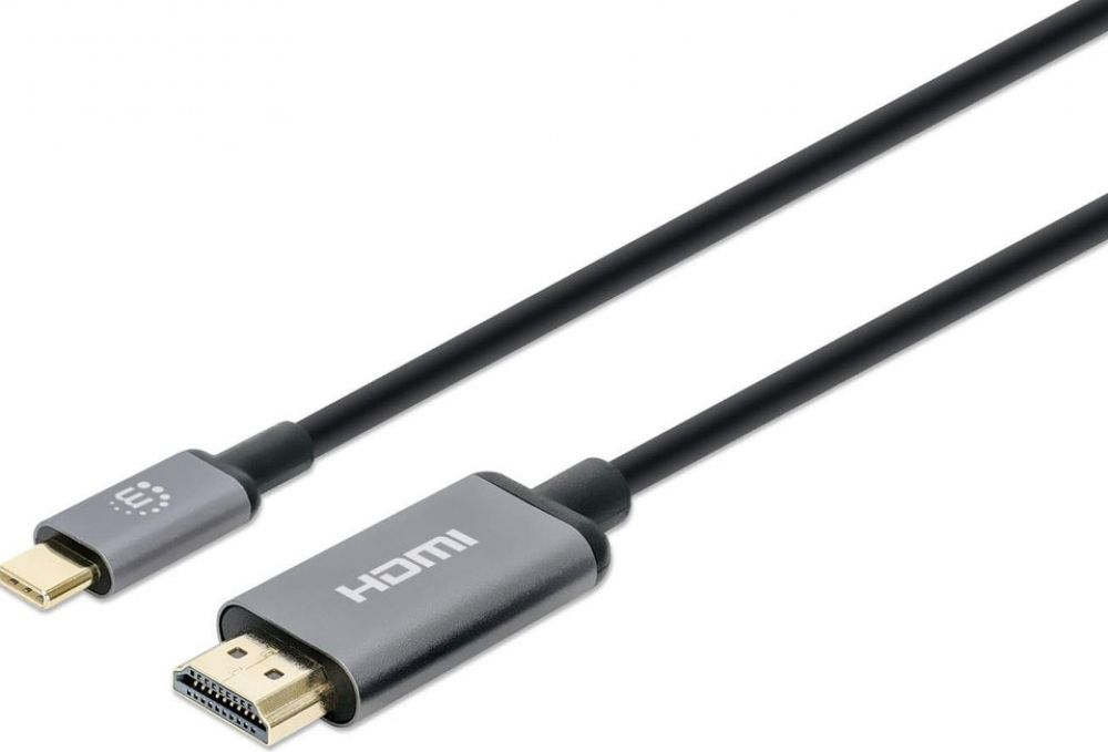 MANHATTAN 4K@60Hz USB-C auf HDMI-Kabel stekker/stekker 2m