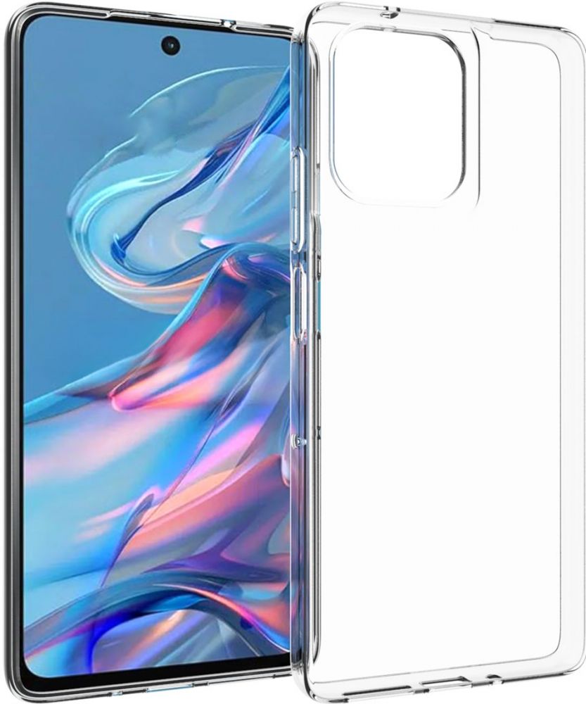 Accezz Clear Backcover Motorola Moto G75 5G - Transparant