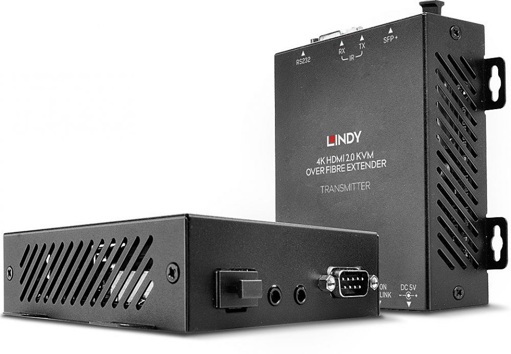 Lindy HDMI Fibre Optic 18G & USB KVM Extender 300m