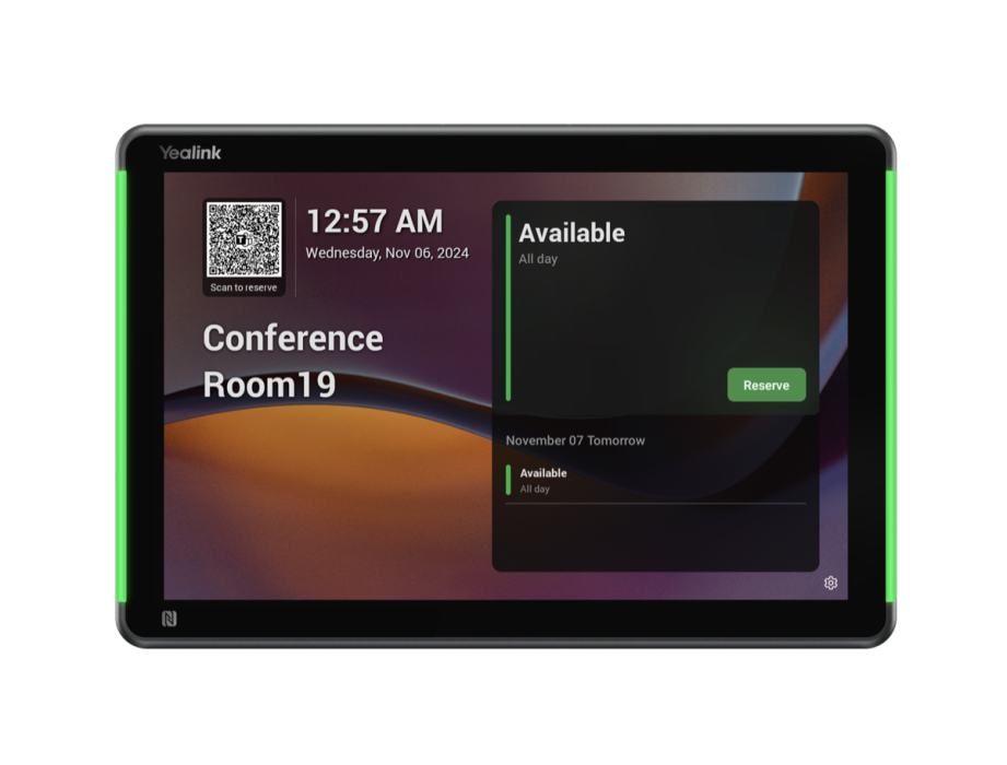 Yealink RoomPanel Plus E2 - Meeting room display