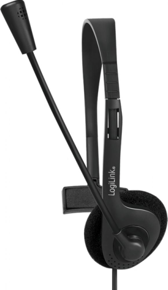 LogiLink Headset mono met Mikro 1x 3,5mm connector