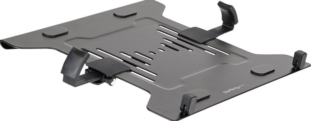 STARTECH StarTech.com VESA Laptop Tray, Adjustable Monitor Arm Laptop Tray Secures Notebooks up to 4.5kg (9.9lb), 75x75 & 100x100 VESA Holes, Ventilated,